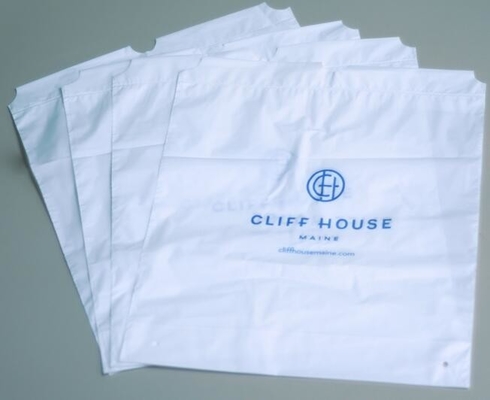 Biodegradable Drawstring Laundry Bag With Printing,Logo Printed Poly Drawstring Hotel/Travel Laundry Plastic Bag