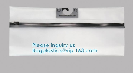VINYL HANGER HOOK BAGS, UNDERWEAR PACKING, HANGER HOOK, HANGER ZIPPER BAGS, HANGER SLIDER BAGS