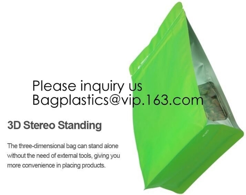 Aluminum Foil Medicine Weed Seeds Packaging bag with Zip Lock,Barrier Stand up Plastic Food Packaging Bag Retort Pouch f