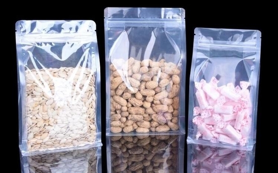 Polypropylene bags, Soup Pouches, Roll Stock, Aluminum Foil Bags, Stand up Pouches Flat bottom 8 side gusset food grade