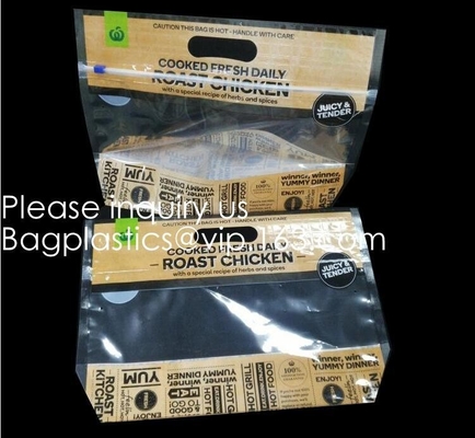 Flat Bottom Clear Plastic Zipper Pouch For Snack Packing Food Bags For Rice Packaging, Reusable Stand Up Food Bags, Poly