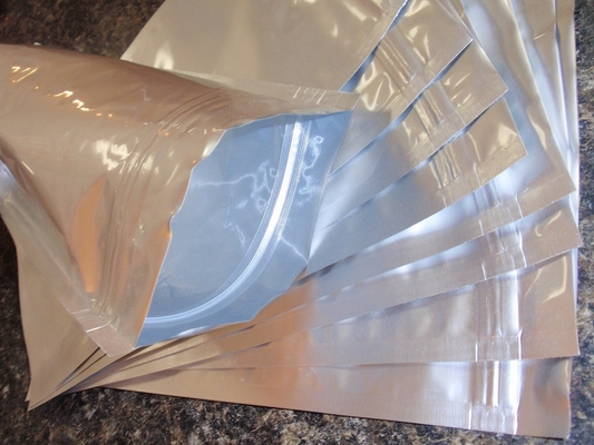 custom smell proof k aluminium foil bag,k aluminum foil bag,silver zip lock al