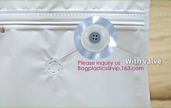 Aluminum Foil Gusset k Square Block Flat Bottom Coffee Bag With Valve And Zipper,gold aluminum foil flat bottom/sq