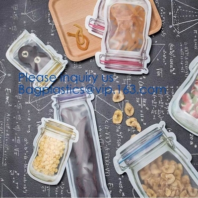 FDA Customized Kitchen Reusable silicone Food,Snack, Vegetable, Meat Storage Bag,BPA Free k Snack Bags for Preserv