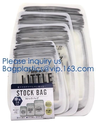 BPA Free k Snack Bags for Preservation & Cooking Reusable Food Storage Bag,Cooking Food Bag, Silicone Lunch Bag
