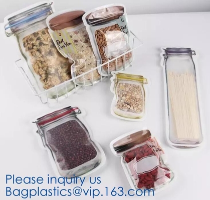 BPA Free k Snack Bags for Preservation & Cooking Reusable Food Storage Bag,Cooking Food Bag, Silicone Lunch Bag