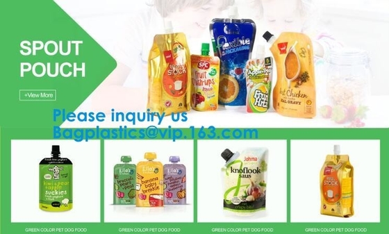 Pouch Bags, Stand up Bag Baby Food, Soups Sauces, Fish Sea Food, Ready Meals, Rice Pasta, Wet Pet Food, Dairy Food, Meat