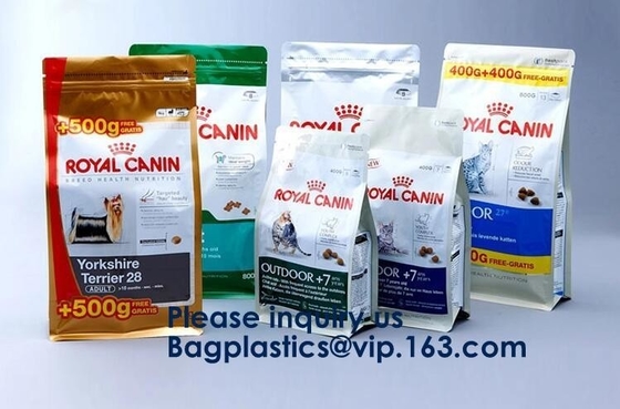 Gold Print Laminated Stand Up With Zipper Aluminum Foil Pouch,Organic Foods/Cosmetics/Organic Baby Food/Coffee Packaging