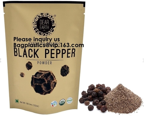 Stand Up Pouch Bags, Coffee Been Bag Packaging With Zipper Pouch Food Bag Aluminum Foil k Doypack