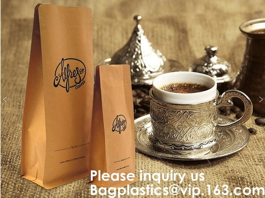 Custom Printed Doypack Resealable k Standing Up Pouches Aluminum Foil Coffee Packaging Bags With Zipper