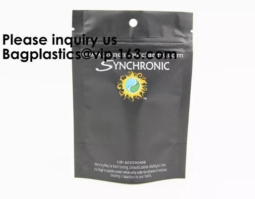 Aluminum Foil Mylar Smell Proof Bag Weed k Bag,Child Resistant Exit Handle Bags Smell Proof For Legal Medicinal Pr