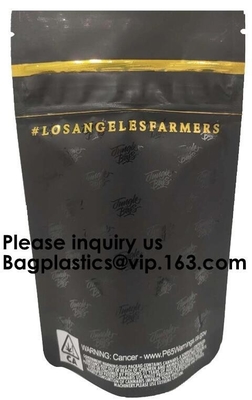 Child Resistant Exit Handle Bags Smell Proof For Legal Medicinal Products Mylor Foil k Bag