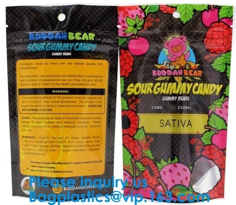 Custom Label Printed 0.5g 1g 2g Black Matte Smell Proof Aluminum Foil k Zipper Bag Smell Proof Bag Child Proof Myl