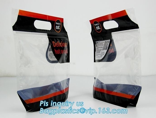 Plastic k bag for chicken packing/microwaveable chicken bags/anti-fog plastic, Roast chicken package bag
