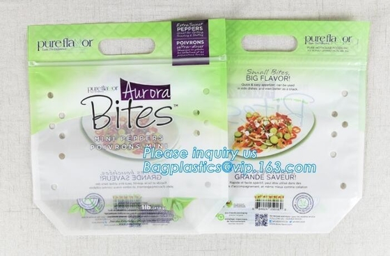 good shrinkage fresh fruit PP bag, Slider k Storage Bag for Fruit, slider zipper bag grape bag for fruit and veget