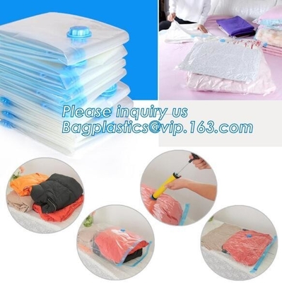 vacuum storage bag set, plastic nylon pe vac bag for travel,  clothes storage bags vacuum, bagplastics, bagease
