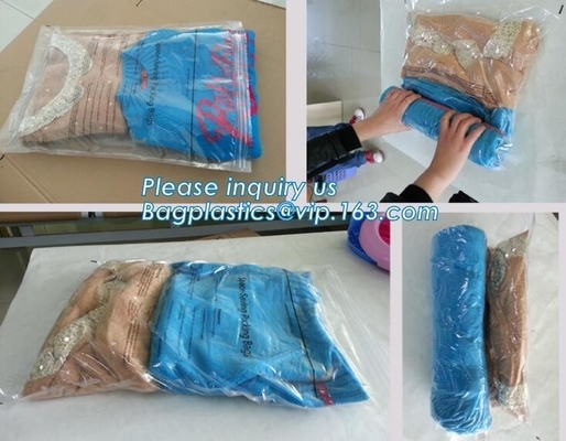 PA  space bag for travel, vacuum pack mattress bag, vacuum plastic storage bags, vacuum quilt packing bags, flat v