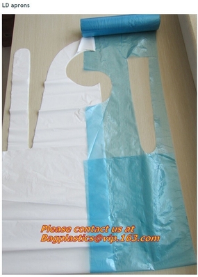 plastic pe aprons, poly apron, ld disposable, aprons, LDPE apron, HDPE apron, PE apron