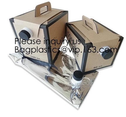 Standing Tap Aluminum Foil Bag In Box For Juice Cod Bags, Fish Fillet, Bag Box, Box, Tin Tie Bags, Tie, Tie Bag, Spout B