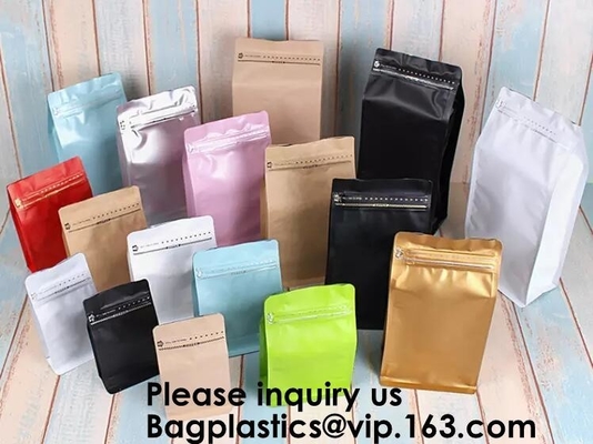 doypack zipper pouch Matte Stand-Up Food Grade Design Storage K Bags Matte Mixed Color Design Stand-Up Pouch), BAGEASE