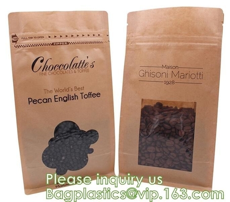 Bio Handle Eco Kraft Waterproof handle Rice Packing Food Packaging, Such As Rice, Tea Leaves, Dried Nuts, Corns