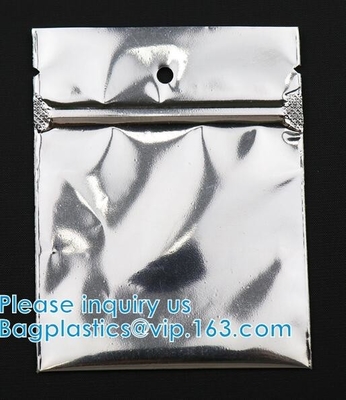 Herbal Cigarettes Cigars Ziplockk Bags Tobacco Pouch Resealable Hookah Tobacco Shisha Packaging Bags With Zipper