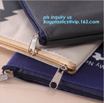 office stationery ladies document A4 file wallet bag, B4 A4 B5 A5 A6 zipper file office stationery Canvas zip document f