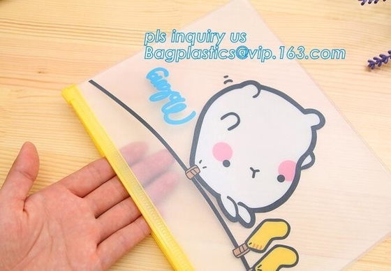 Zip-lock bag for Electronics, PVC Slider Bag for Makeup Tools, PE clear window bag/plastic bag with zipper/food bag