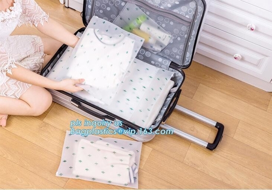 custom logo printed transparent clear vinyl plastic packaging bags with slider zipper k