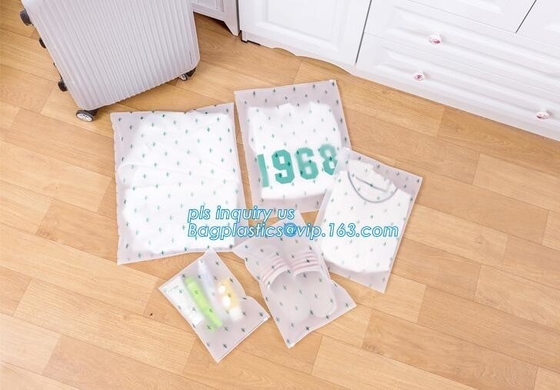 transparent PVC k plastic packaging bags with slider zipper， babyuse products plastic packaging bags with slider z