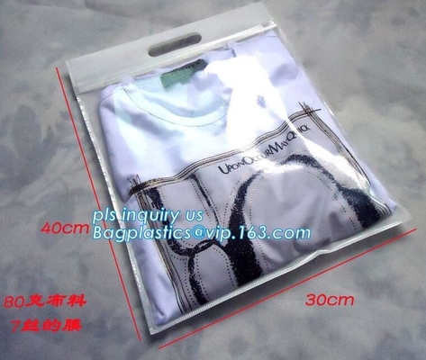 PP Zipper Slider Bag, Plastic Buckle Bag Storage slider zipper bag, slide grip report cover slider bar clear folders