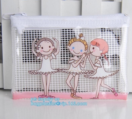100% Biodegradable eco-friendly k slider plastic transparent clear EVA bag, stationery package slider bag with cus