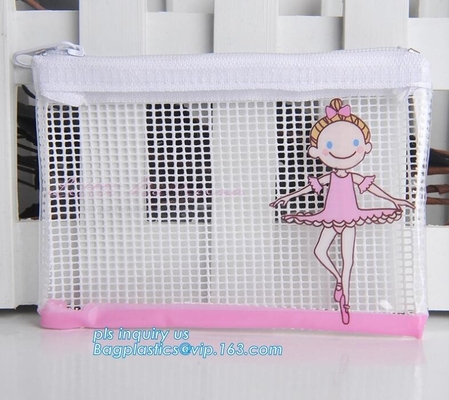 100% Biodegradable eco-friendly k slider plastic transparent clear EVA bag, stationery package slider bag with cus