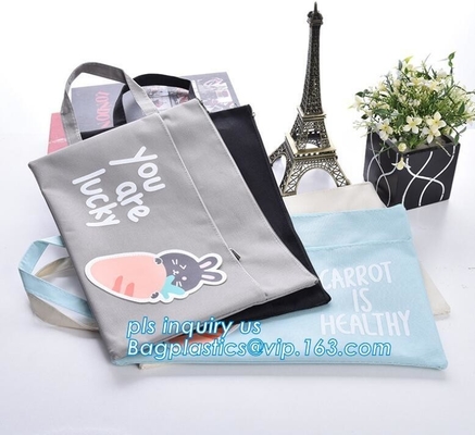 School stationery fancy premium quality, canvas pencil bags with customized logo pencil pouch, school office pencil bag