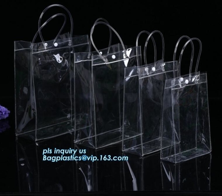 vinyl slider k PVC bag packaging, EVA Beauty Makeup Standup Pouch Bags With Slider Zipper, Pencil Case Packaging B