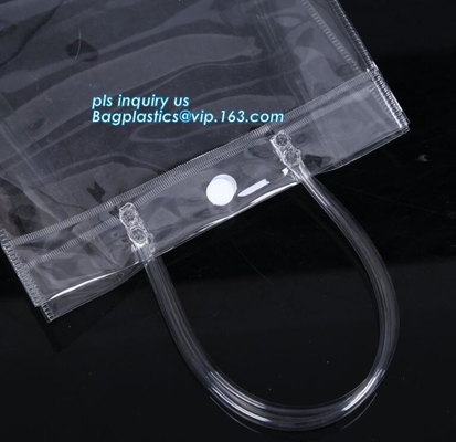 vinyl slider k PVC bag packaging, EVA Beauty Makeup Standup Pouch Bags With Slider Zipper, Pencil Case Packaging B