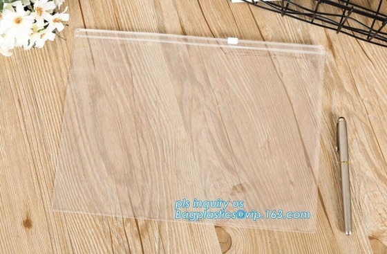 vinyl toiletry zipper bag pvc slider bag custom zipper transparent slider eco-friendly travel pvc cosmetic bag