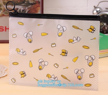 top slider k OEM cheap china zipper bag, Slider zipper Clear pvc bag for package Vinyl transparent pvc bag cosmeti