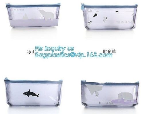 slider zipper pvc pouch clear vinyl pvc k bag, OEM clear plastic zipper pouch/ clear vinyl slider zipper bag