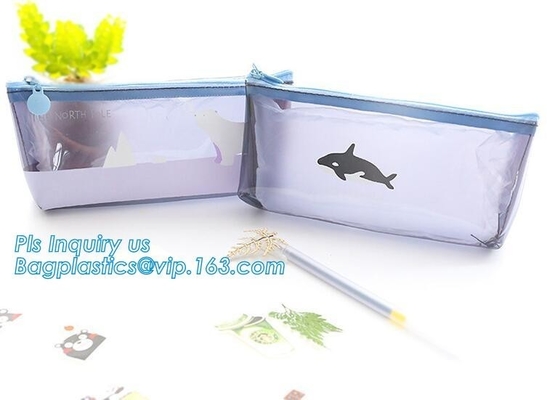 slider zipper pvc pouch clear vinyl pvc k bag, OEM clear plastic zipper pouch/ clear vinyl slider zipper bag