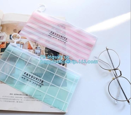 Slider Zipper PVC Pouch Clear Vinyl PVC k Bag, slider bag for underwear packaging slider zipper vinyl bag for clot