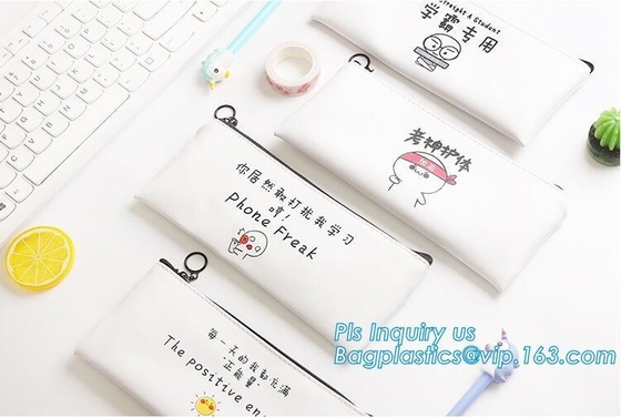 slider zipper pvc pouch clear vinyl pvc k bag, water proof cosmetic vinyl PVC/EVA slider zipper plastic bags