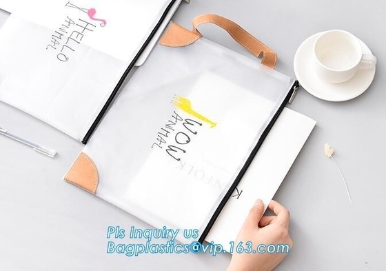 Clear vinyl Drawstring Bag, plastic custom printed pencil case, silicone DIY pencil case for gift, polyester rubber plas