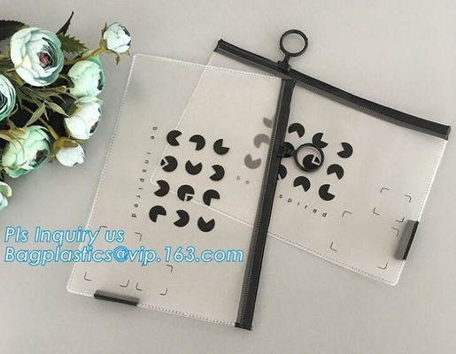 vinyl pvc zipper bag vinyl zipper slider bag for stationery, cosmetic, slider bag vinyl zipper bag for bikini, slide zip