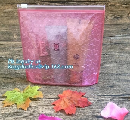 Bubble k Bag, Low Price Poly Slider Bubble Bag, Reclosed Black Foil Bubble Zipper Bag, customized Slider bubble ba