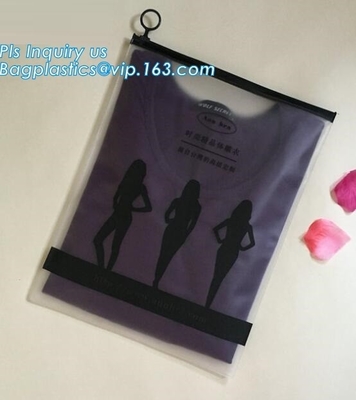 underwear bra packaging slider k bags, customized slider zipper bag, top slider zipper bag zipper silver foil garm