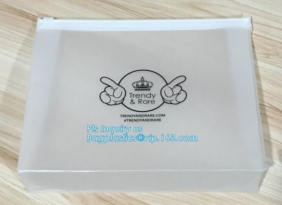 PET LD PE plastic pouch Slider zipper bag, Slider Zipper PVC Bag For Stationary, customized size and design PE plastic s