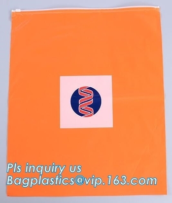 slider bag for underwear packaging slider zipper vinyl bag for clothing, zipper closure pvc slider bag clear size A4 off