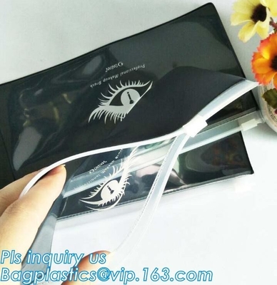Printed slider k plastic resealable clothes zipper bag, Eva Plastic Slider Zipper Clothes Packing Bag With Custom