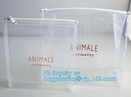 Printed slider k plastic resealable clothes zipper bag, Eva Plastic Slider Zipper Clothes Packing Bag With Custom